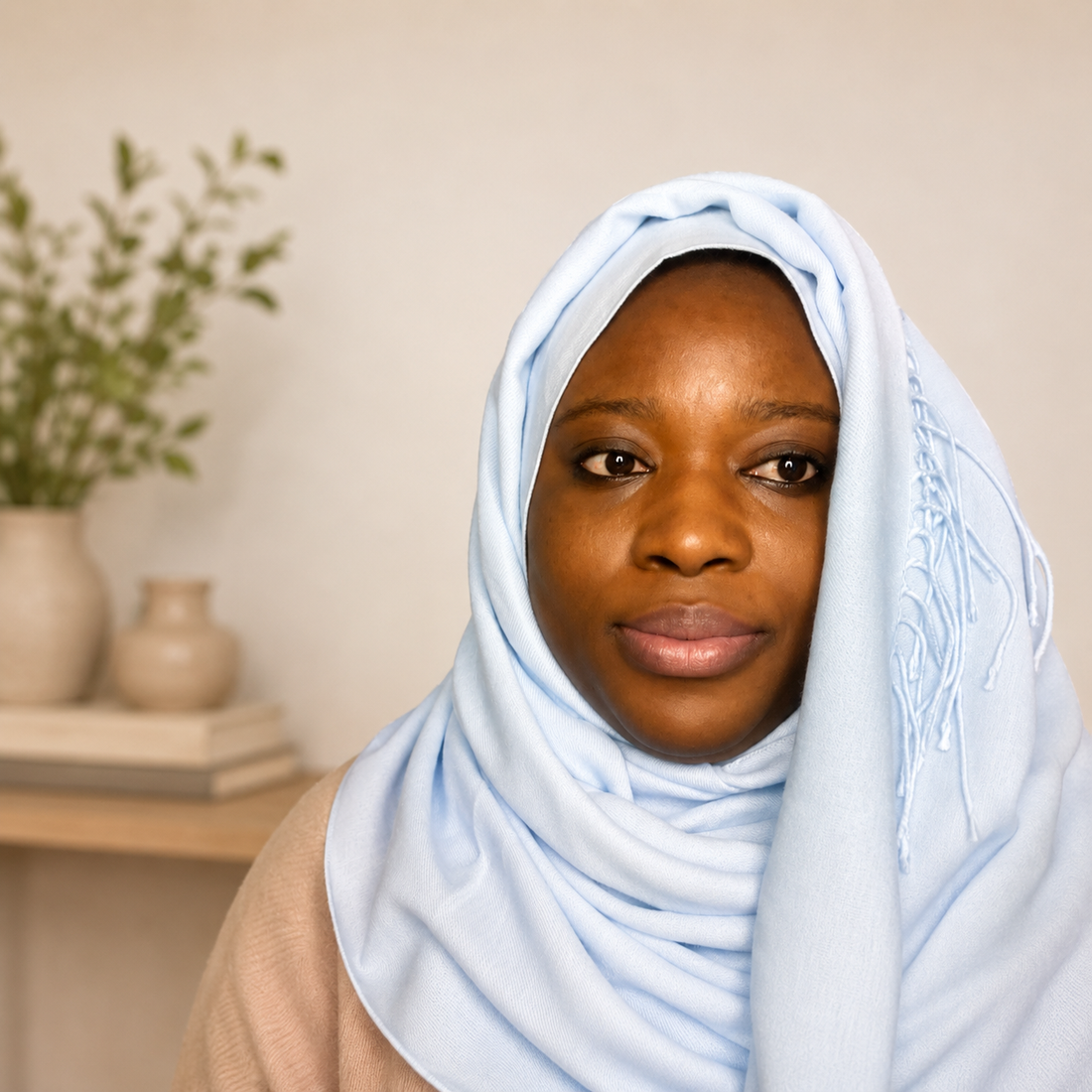Comfortable hijab materials for fall and winter