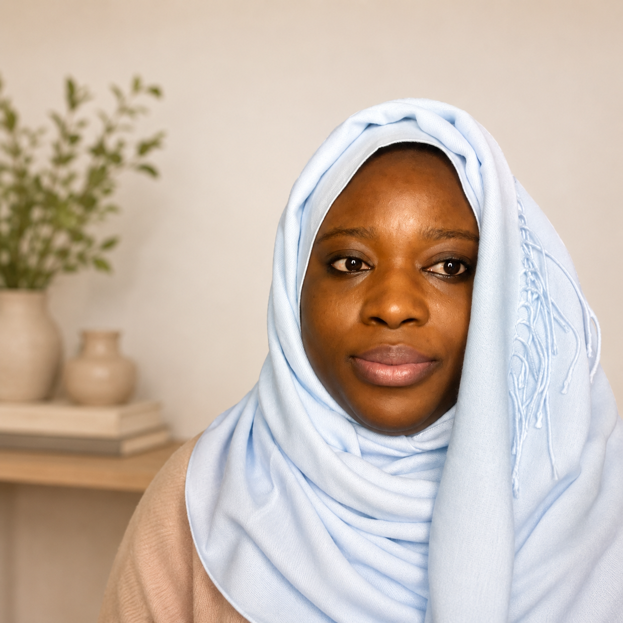 Comfortable hijab materials for fall and winter