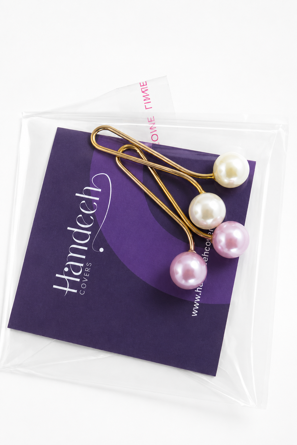Balqees premium hijab pin for Muslim women by Hamdeeh Cover